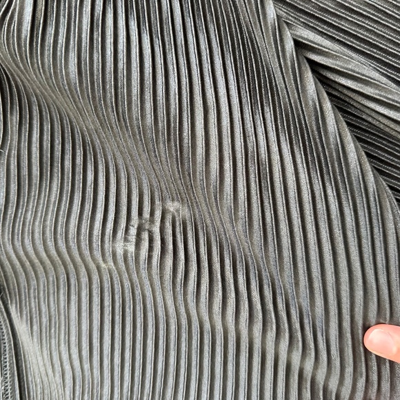 Bronx and Banco Purple Metallic One Shoulder Florence Maxi Dress Gown SMALL - Picture 6 of 10